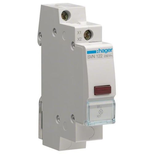 Bild: Hager LED-Leuchtmelder rot,230VAC SVN122