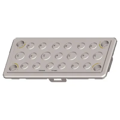 Hager Leitungseinführung univers FZ466N IP44/54 m.15xM16 u.4xM20 Vorprägungen