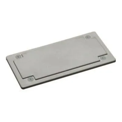 Hager Leitungseinführungsflansch FZ404 | Kunststoff | IP54 | 232x120mm | unbehandelt | mit Vorprägungen | universal