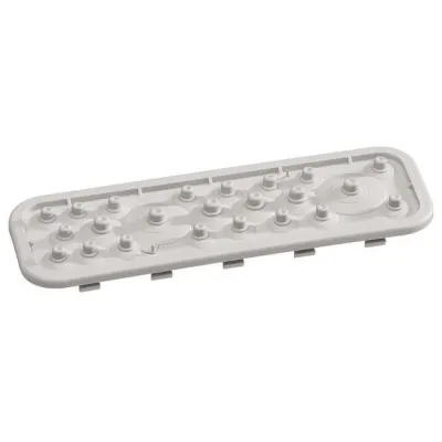 Hager Leitungseinführungsflansch VZ741 | rückseitig | IP41 | für NewVegaD/Univers FW | 23 Öffnungen | 2-30 mm Kabel