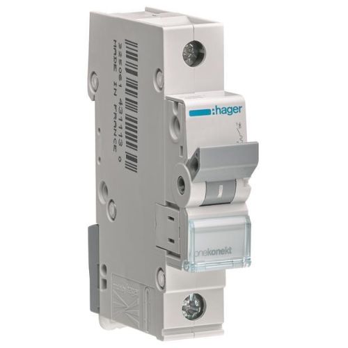 Bild: Hager Leitungsschutzschalter 1pol. C-50A, 6kA MCN150