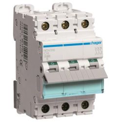 Hager Leitungsschutzschalter 3pol.,C-16A,10kA,3M NCN316