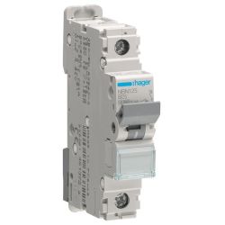 Hager Leitungsschutzschalter NBN125 1polig 10kA/15kA B-25A 1M