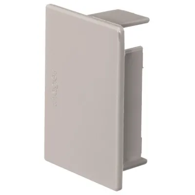 Hager Endstück LF4006067035 | Leitungsführungskanal LF/LFH 40x57mm | halogenfrei | Kunststoff | IK07 | lichtgrau RAL7035