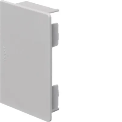 Hager Endstück LF6009067035 | Leitungsführungskanal 90x60mm | halogenfrei | Kunststoff | lichtgrau RAL 7035