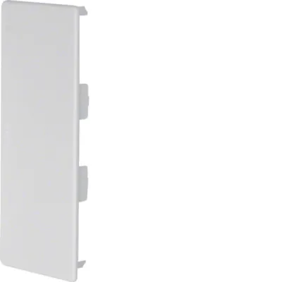 Hager Endstück LF6019067035 für Leitungskanal | 190x61mm | Kunststoff | aufrastbar | RAL 7035 lichtgrau
