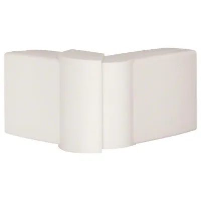 Hager Außeneck LFF3006039016 | Kabelkanal Zubehör 30x57mm | einstellbar 83-97° | halogenfrei | RAL9016