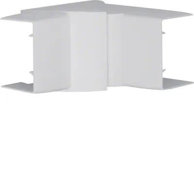 HAGER Inneneck LFF4006047035 | Leitungskanal 40x57mm | einstellbar | halogenfrei | Haubenform | IK07 | RAL7035 lichtgrau