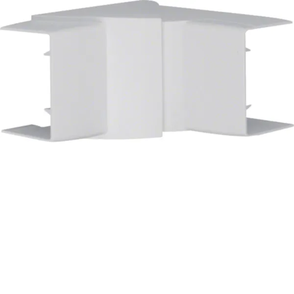 HAGER Inneneck LFF4006047035 | Leitungskanal 40x57mm | einstellbar | halogenfrei | Haubenform | IK07 | RAL7035 lichtgrau