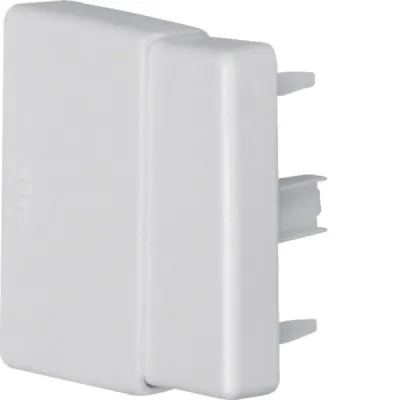 HAGER Endstück einstellbar LFF6006067035 | LF/LFH Kanal 30/40/60x60mm | halogenfrei | Kunststoff ABS | grau RAL 7035