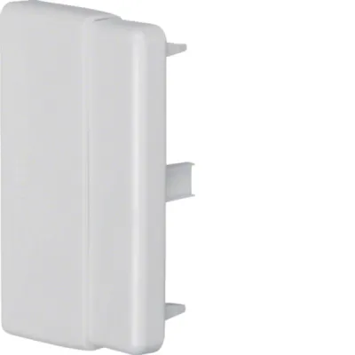 Hager Endstück LFF6009067035 | einstellbar | LF/LFH (40,60)x90mm | Kunststoff | halogenfrei | aufrastbar | grau RAL 7035