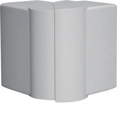HAGER Außeneck LFF6011037035 | Kabelkanal Außenecke 110x60mm | 83–97° einstellbar | halogenfrei | RAL7035