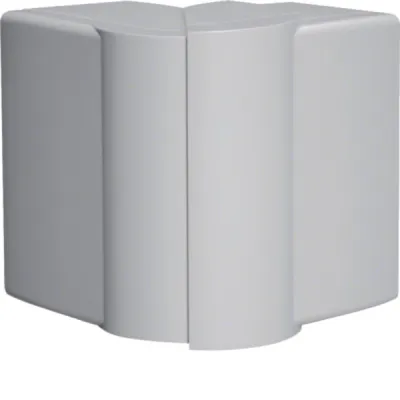 HAGER Außeneck LFF6011037035 | Kabelkanal Außenecke 110x60mm | 83–97° einstellbar | halogenfrei | RAL7035