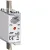 Bild: Hager NH-Sicherungseinsatz LNH0025M NH000 25A 500V gG | Mittenkennmelder | Kombi-Melder | Metall-Grifflasche | AC/DC