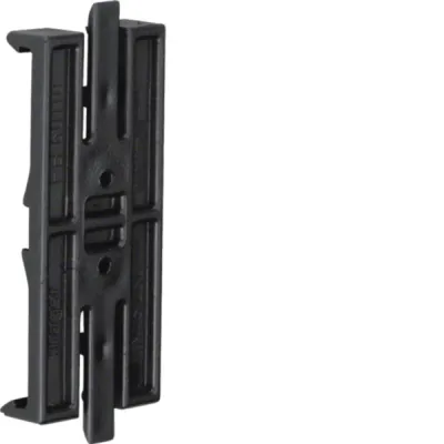 HAGER Kabelhalteklammer M5280 | Leitungsführungskanal FB 110 | 110x110mm | fest einrastbar | Kunststoff | schwarz