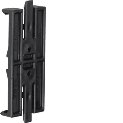 HAGER Kabelhalteklammer M5280 | Leitungsführungskanal FB 110 | 110x110mm | fest einrastbar | Kunststoff | schwarz