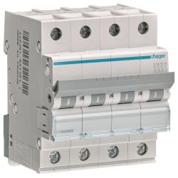 HAGER MCN425 Sicherungsautomat 4P C-25A