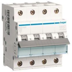 HAGER MCN625 Sicherungsautomat 3P+N C-25A