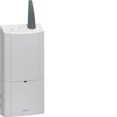 HAGER Medienkoppler TR131N KNX Funk AP 30V | LED-Anzeige | Aufputz | IP30 | 512 Kanäle | Weiß
