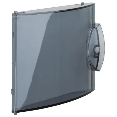 HAGER Tür Miniverteiler GP104T für GD104N | 4 Platzeinheiten | transparent | Sichttür | IP40 | 180x110 mm | Kunststoff