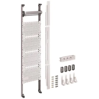 Hager Multimediafeld UF311NW | 1-feldig | 6x RJ45 Cat.6 | 1050x250mm | universZ | vormontiert