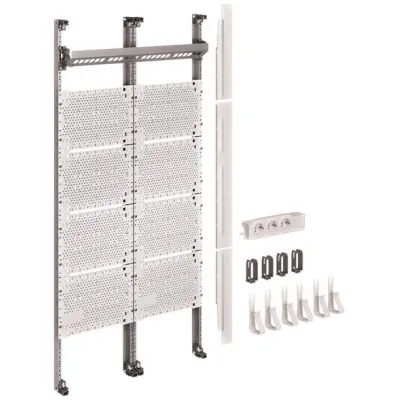 Hager Multimediafeld UF32NW | Komplettfeld 1050x500mm | 2-feldig | ohne Patchmodule | für VDI-Komponenten