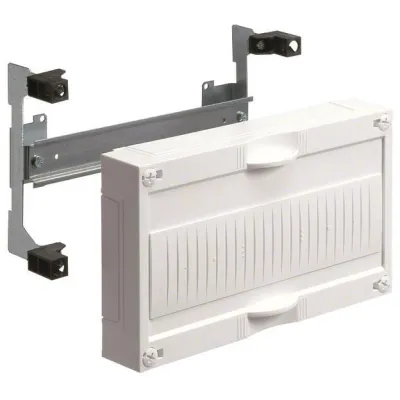 Hager Montageset ZU96VNB | eHZ-Zusatzraum univers Z RfZ 12PLE | Hutschiene 35x7,7mm | Abdeckung | 250x150x100mm