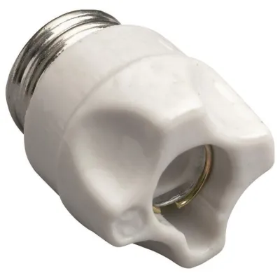 Hager Schraubkappe D02 E18 LE18SK | Schraubkappe E18 | Keramik mit Prüfloch | 63A | Porzellan | für D0-Sicherungen