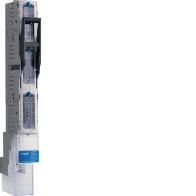 Hager Sicherungs-Lastschaltleiste LVS00100RP | NH00 3-polig | 160A | Schienenabstand 100mm | Rahmenklemme | 690V AC