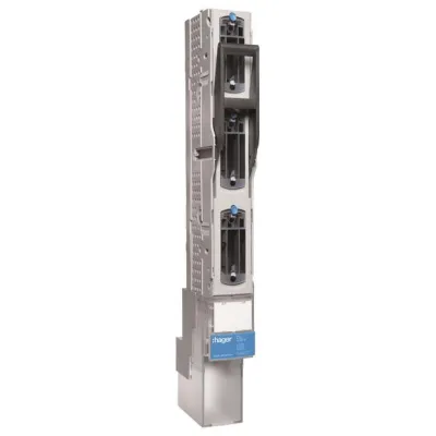 HAGER Sicherungslasttrennschalter LVS00100SP NH00 3-polig 160A | 100mm Schienenabstand | Schraubanschluss | 690V | 100kA