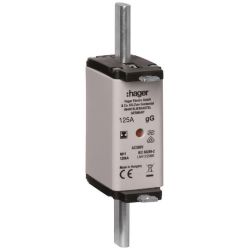 Hager NH-Sicherungseinsatz LNH1125MK NH1C gG 500V 125A Iso-Griff Hager NH-Sicher