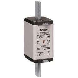Hager NH-Sicherungseinsatz LNH1250MK NH1 gG 500V 250A Iso-Griff Hager NH-Sicheru