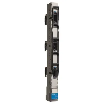Hager Schaltleiste LVSG00TRPX NH00 | Sicherungs-Lastschaltleiste 3-polig | 185mm | Direktanschluss | Rahmenklemme | SaS