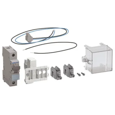 Hager Bestückungspaket ZY3N1LS | Spannungsversorgung RfZ 1100mm | LS 6A im NAR | Sammelschienen-Anschluss | modular