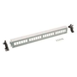 Hager Patchpanel 24fach Keystone FZ24MK Hager Patchpanel 24fach Keystone FZ24MK