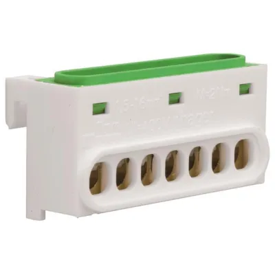 Hager PE-Klemme 7 Klemmstellen, IP2X GZ07E