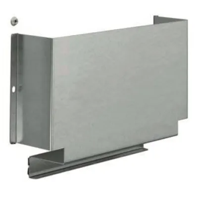 HAGER Plantasche FZ795XW | Schaltplantasche für Anreihstandverteiler Türbreite >500mm | Metall | 377x235x80 mm | grau