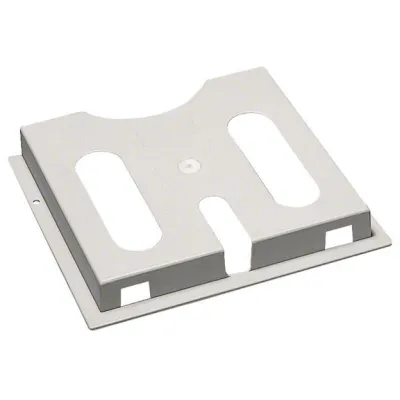 Hager Schaltplantasche FZ818 | Plantasche DIN A4 | selbstklebend | Kunststoff | 264x237x32 mm | grau RAL 7035