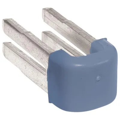 Hager Steckbrücke KN99N QuickConnect | Querverbinder N-Klemme | 10 Stück | 63A | 230V | isoliert | blau