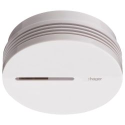 Hager Rauchwarnmelder mit 10 Jahres-Batterie, Q-Label, 3VDC, weiß, TG600AL