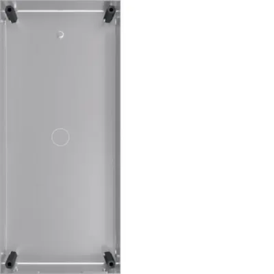 Hager UP-Gehäuse REW307X Einbaugehäuse Intercom mono 2/3/4 Tasten | 295x130x55mm | Edelstahl | Unterputz