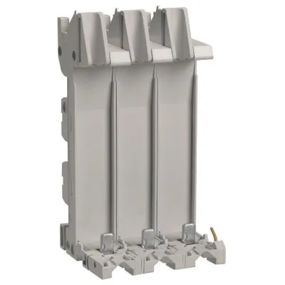 Hager Sammelschienenadapter HZT631 3-polig | 40mm Abstand | 12mm Breite | 100A | für SLS-Schalter | Hutschienenmontage