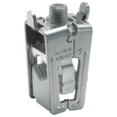 Hager Sammelschienenklemme KS30C | 120-300mm² | 20-30x5-10mm | Al/Cu | 275A | für Rund-, Band- & Sektorleiter