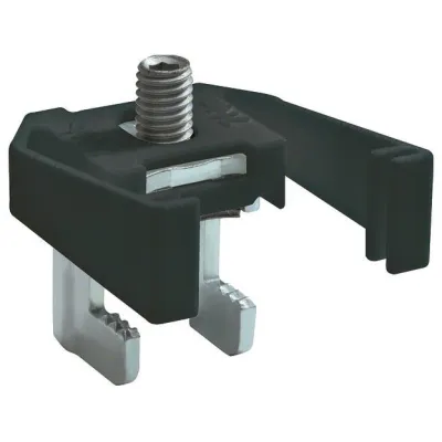 HAGER Sammelschienenklemme LVZ00EK185 NH00 | 185 mm | 5-10 mm Schiene | Set 3 Stück | bis 220A | Flachschiene