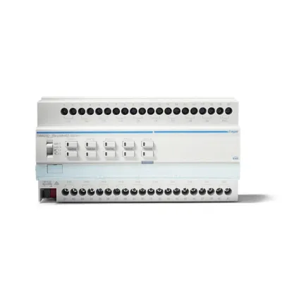 Hager Schalt-/Jalousieaktor KNX TXA604D | 4/2-fach | 16A | REG | C-Last | 4 Ausgänge | LED-Anzeige | IP20 | KNX easy
