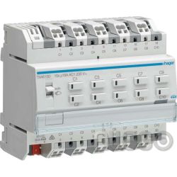 Hager Schalt/Jalousieausgang KNX easy TXA610D 10/5fach 16A C-Last Hager Schalt/J