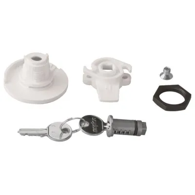 Hager Schließung FZ452N | Schrankzylinder mit 2 Schlüsseln | für Univers Schaltschrank IP44 | Schließ-Nr. 405 | Knebel