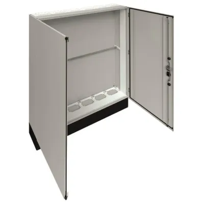 Hager Standgehäuse FR26E2 | IP55 | Stahl Aufputz | 2050x1550x275mm | Doppel-Tür | 800A | RAL7035 | pulverbeschichtet