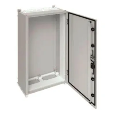 Hager Universalschrank FR72E | IP55 Aufputz | 1100x550x275 mm | Stahl pulverbeschichtet | Tür | grau RAL 7035