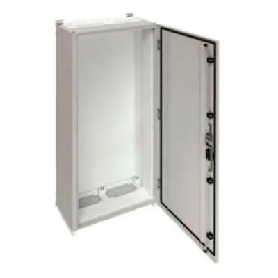 Hager Schrank univers FR92S | IP55 Aufputz | 1400x550x275 mm | Stahl pulverbeschichtet | 9 Reihen | RAL 7035 | grau